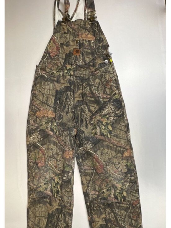 Carhartt Other - Carhartt Youth Boys Mossy Oak Camo Bib Overalls Quilted Lined Size 12